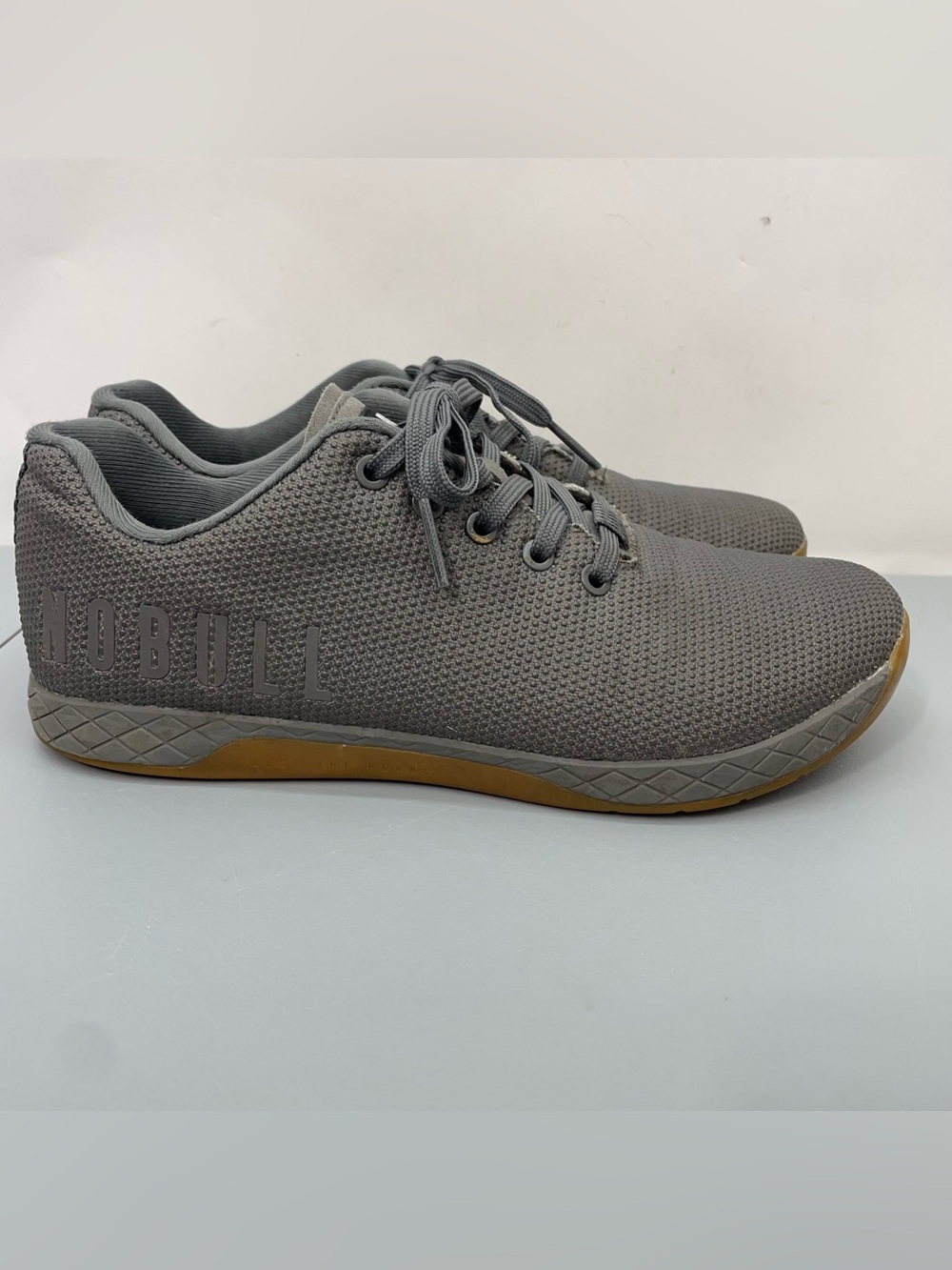 NOBULL Outwork Trainers Sneakers Shoes Training Athletic Gum Gray Mens 9.5
